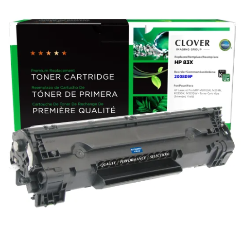 CLOVER IMAGING REMANUFACTURED HIGH YIELD TONER CARTRIDGE ALTERNATIVE FOR HP CF283X (HP 83X)