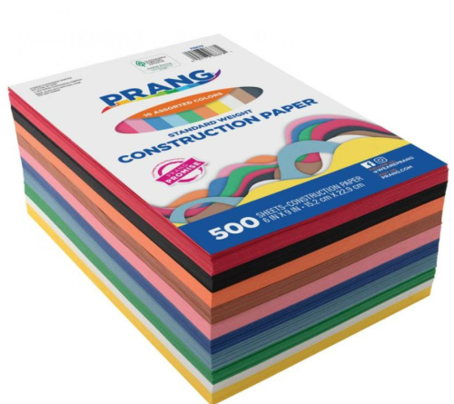 Prang Constr.Paper Ass.6X9 500
