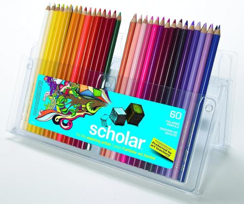 Prismacolor Scholar Colored Pencils - Assorted Lead - 60 / Box