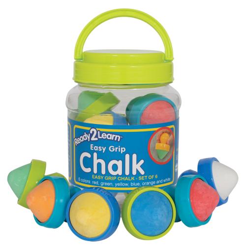 Easy Grip Chalk 6/Pkg