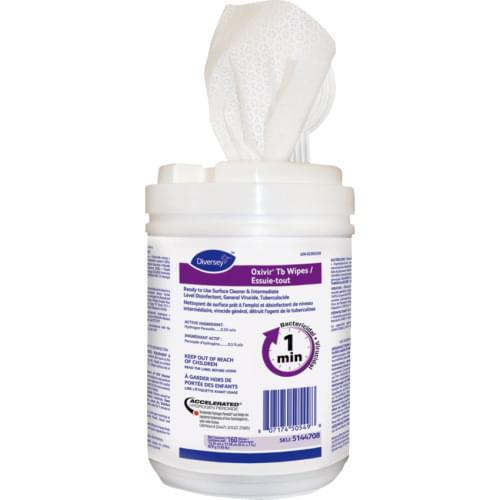 Oxivir® Tb Surface Cleaner and Disinfectant 160 sheets/tub