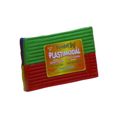 Funstuff® Plastimodal Repositionable Modelling Clay 500g Basics Colours