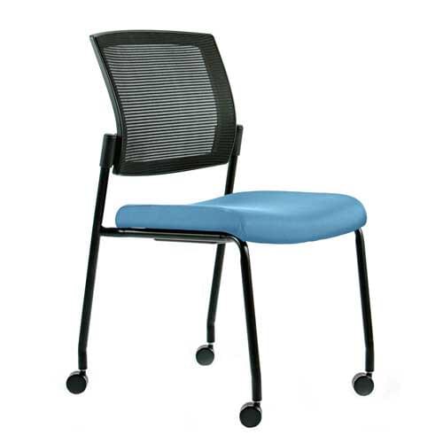Chair Stacking Armlss Std Cstr Bl