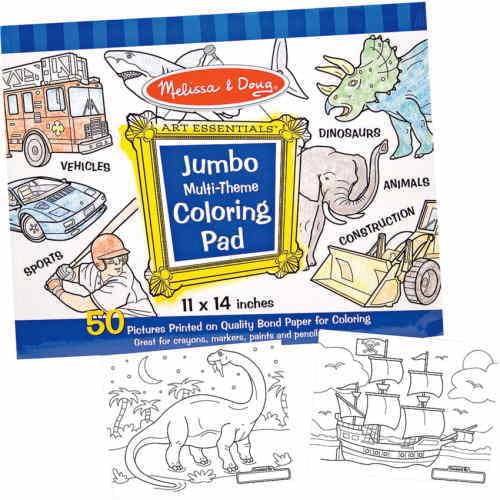 Melissa & Doug® Jumbo Colouring Pad 11" x 14" 50 sheets Blue