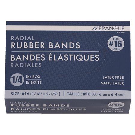 Rubber Bands #16, 1/4lb Box