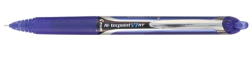 Pilot Hi-Tecpoint Retractable Rollerball Pen0.7 mm (0.03") Pen Point - Refillable - Retractable - Blue Ink, 1 EACH
