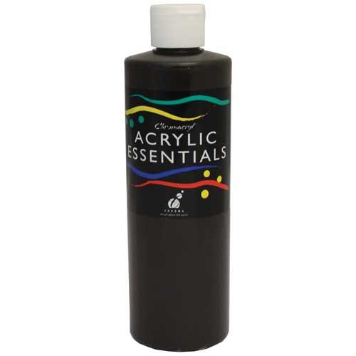 Paint Chromacryl Acrylic Essentials Burnt Umber 473mL
