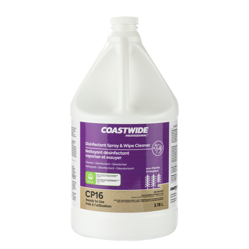 Coastwide Professional CP16 Disinfectant Spray & Wipe Cleaner - 3.78 L