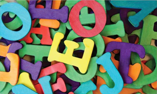 Creativity Street Wood Capital Letters