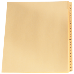 Alphabetical Legal Exhibit Dividers "Q" 25/pkg