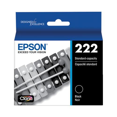 Epson T222 Ink Cartridge - Standard Capacity - Black