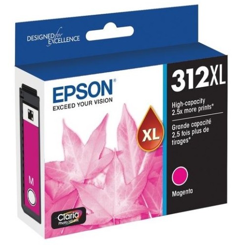 T312XL320-S (312XL) Claria High-Yield Ink, 830 Page-Yield, Magenta