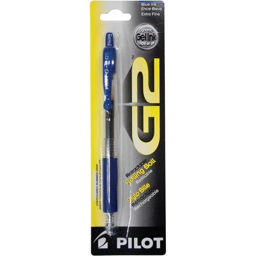 G2 Extra Fine - Blue0.5 mm (0.02") Extra Fine Pen Point - Refillable - Retractable - Blue Ink - Gel-based, 1 EACH