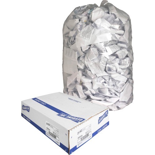 Genuine Joe Clear Trash Can Liners - Extra Large Size - 227.12 L - 38" (965.20 mm) Width x 58" (1473.20 mm) Length x 0.80 mil (20 Micron) Thickness - Low Density - Clear - Film - 100/Carton - Multipurpose