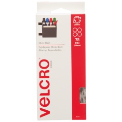 Velcro Circles 5/8" White 75/Pk