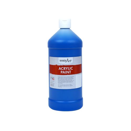Handy Art Acrylic Paint - Primary Blue - 946 mL.