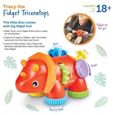 Tracy The Fidget Triceratops