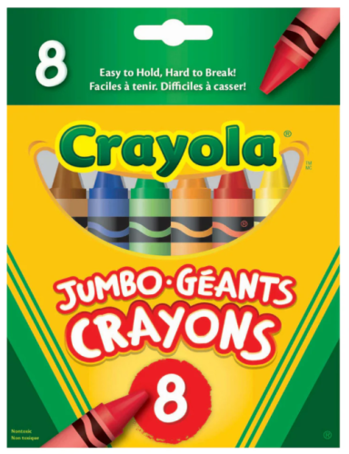 Crayola Crayons Jumbo Size 8 pk