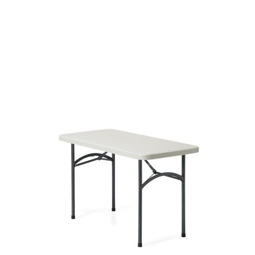 Offices To Go LiteLift II Multi Purpose Table - Oyster Gray Rectangle Top - Four Leg Base - 4 Legs - 48" Table Top Length x 24" Table Top Width - 29.2" Height - Charcoal