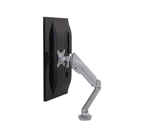 Heartwood 100-series Pneumatic Single Monitor Arm, Silver