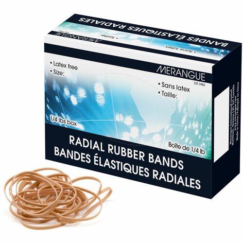 Merangue Rubber Bands 2 X 1/8, 1/4lb Box - Size: #30 - 2" (50.80 mm) Length x 0.12" (3.05 mm) Width - Latex-free - Rubber - Yellow