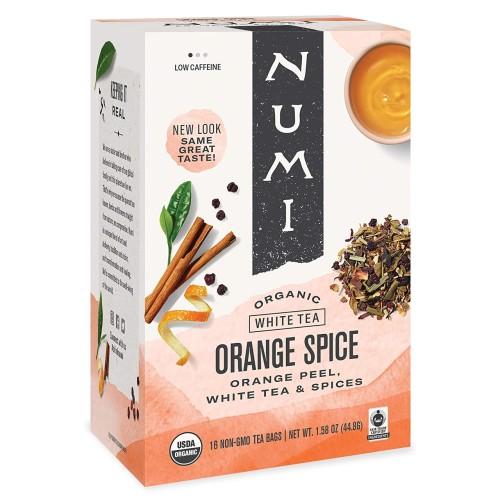Numi Orange Spice Organic White Tea - 16 / Box