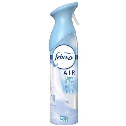 Febreze AIR Linen & Sky - Aerosol - 230g - Linen & Sky - Odor Neutralizer, Formaldehyde-free, Phthalate-free