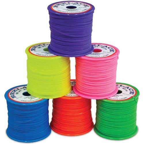Rexlace Neon Colours 6 Pk