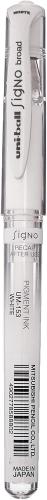 Uni-Ball Signo Broad Point Gel Impact Pen 1.0mm White