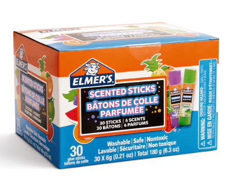 Elmer's 2175692 Scented Glue Sticks 6G - 30 Pack