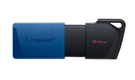 64GB USB3.2 Gen 1 DataTraveler Exodia M (Black + Blue)