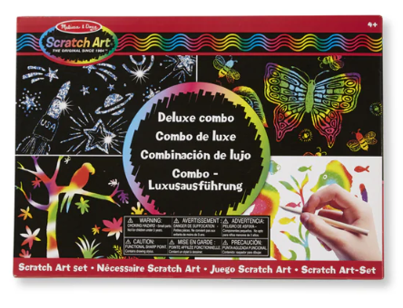 Melissa & Doug Scratch Art Deluxe Combo Set