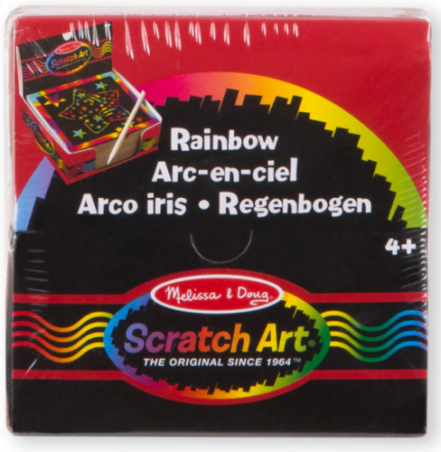 Rainbow Mini Scratch Art