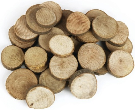 Wood Branch Cut Off Circles