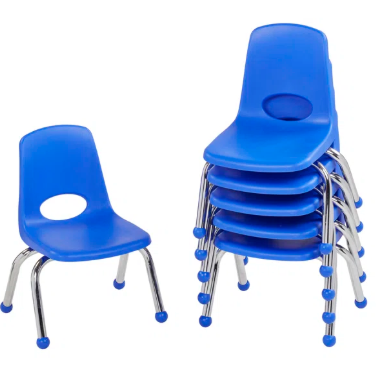 Chair Classroom 14" Blue Shell