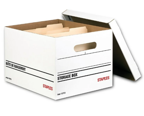 Basic-Duty Storage Boxes - 6 Pack