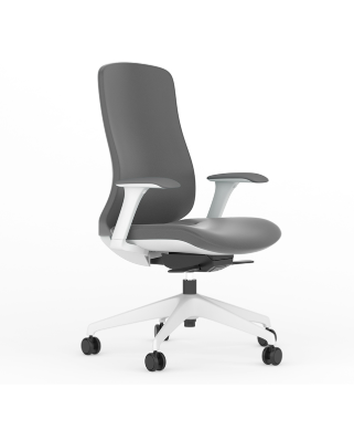 Heartwood Zeus Mid-back Chair, Grey