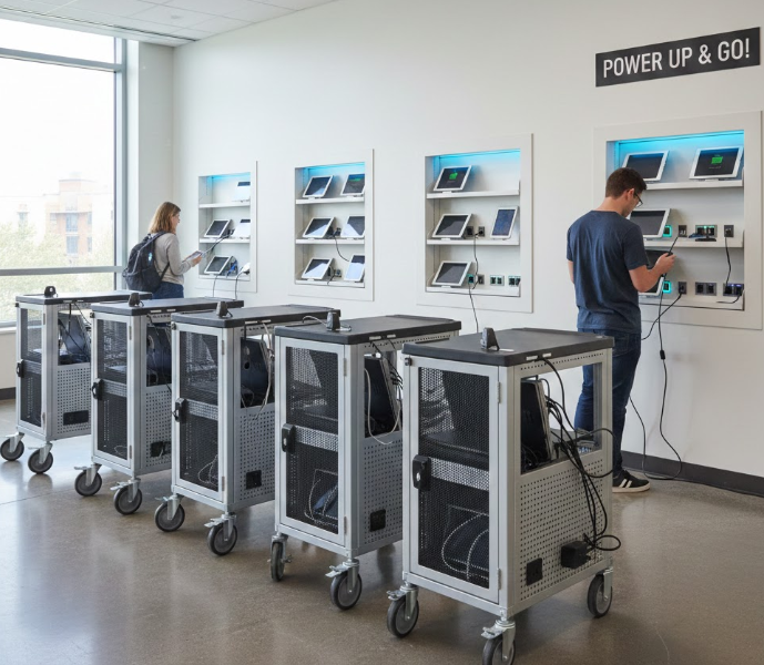 Tech Carts and Charging Stations