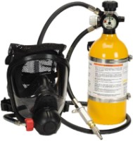 PremAire Cadet Escape respirator kit w/ 5-min. aluminum cylinder, nylon harness, metal cylinder carrier