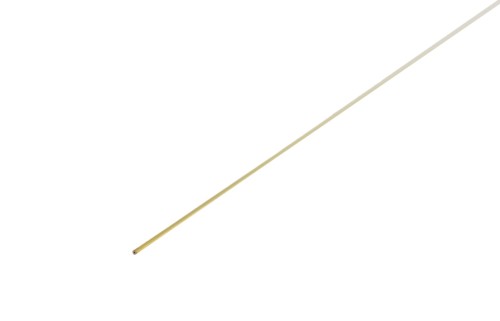 0.2 mm Outside Diameter 0.08 mm Inside Diameter 250 mm Length Premium Single Channel Brass Tubing