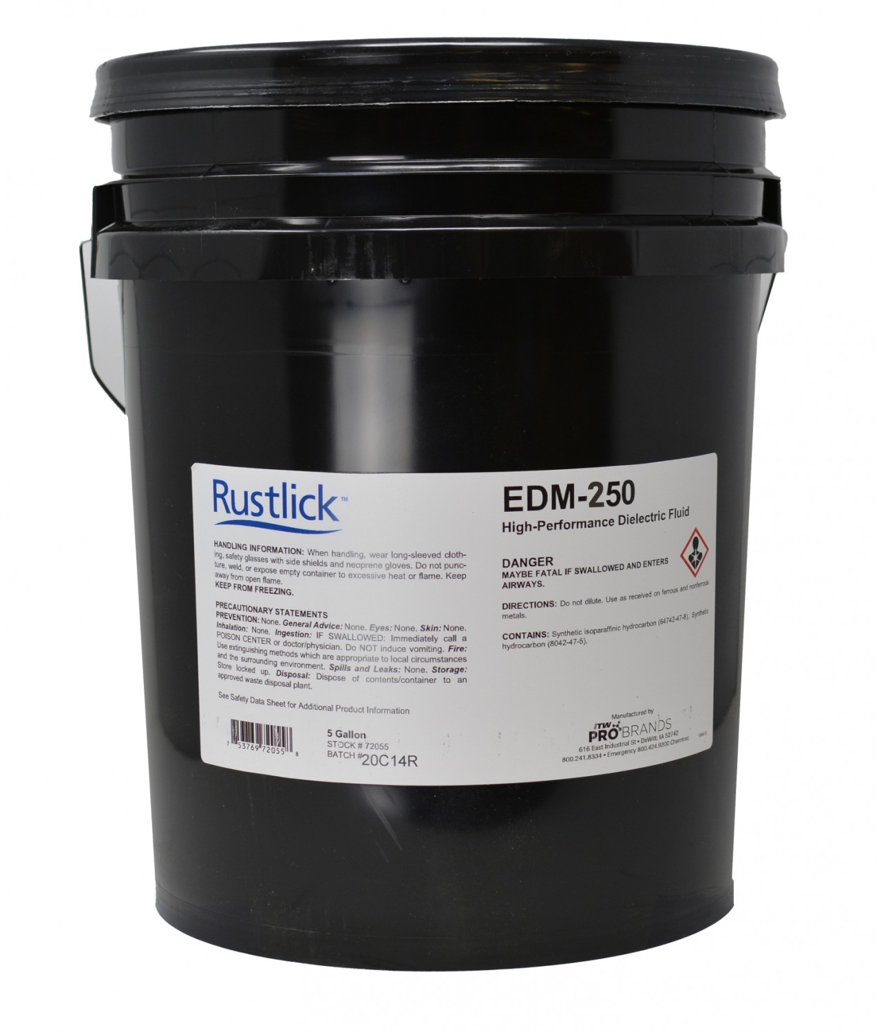 Standard EDM 250 Cutzol Oil 5 Gallon Pail Homepage Belmont 