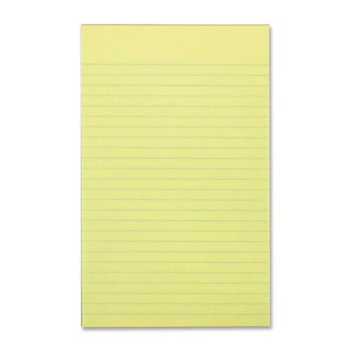 PADS YELLOW 1/4" RULED 5" x 8" 64 SHEETS/PAD 10/PKG
