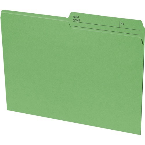 FILE FOLDER LETTER GREEN 100/BOX