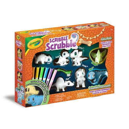 SCRIBBLE SCRUBBIE PETS DINOSAUR GLOW SET