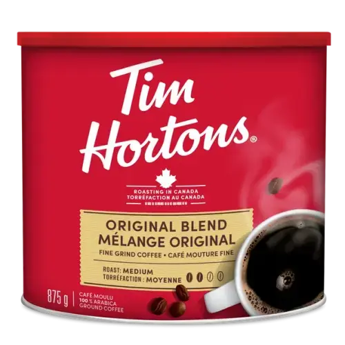 COFFEE GROUND TIM HORTONS ORIGINAL BLEND 875g