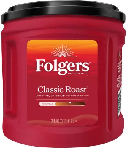 COFFEE GROUND FOLGERS CLASSIC ROAST 816g