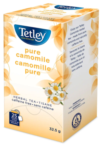 HERBAL TEA - TETLEY 25/BOX - PURE CHAMOMILE