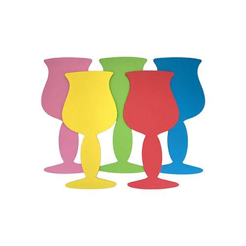 FOAM LARGE GOBLET SHAPES 5/BAG