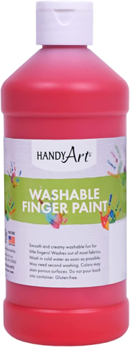 FINGER PAINT 16oz (473ml) RED