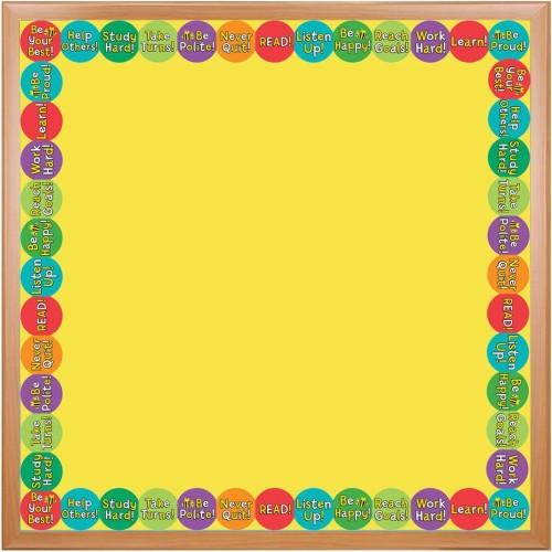 DECORATIVE DIE-CUT BORDERS - BE YOUR BEST 3" x 3' 12/PKG